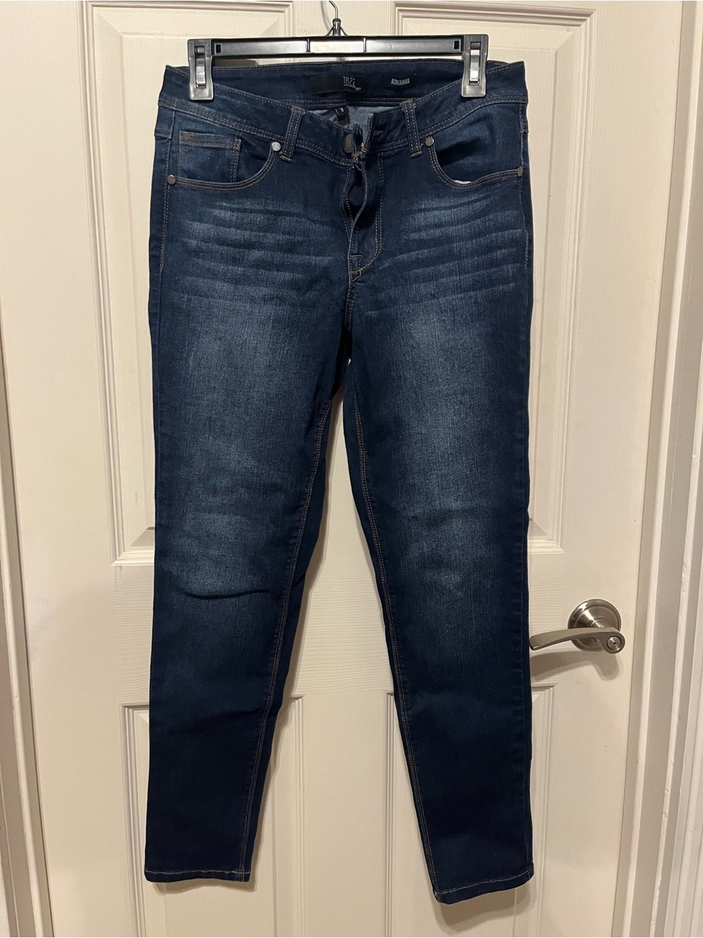 Dark Blue Women’s Stretch Jeans - Classic Slim Fit